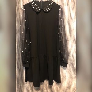 Black pearl dress